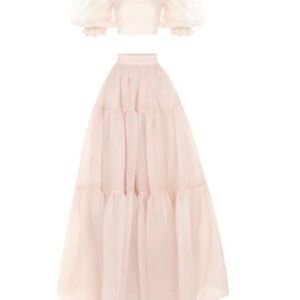 NWT: Selkie 2-Piece Candy Floss Set (Crop Top and Skirt) in 3X